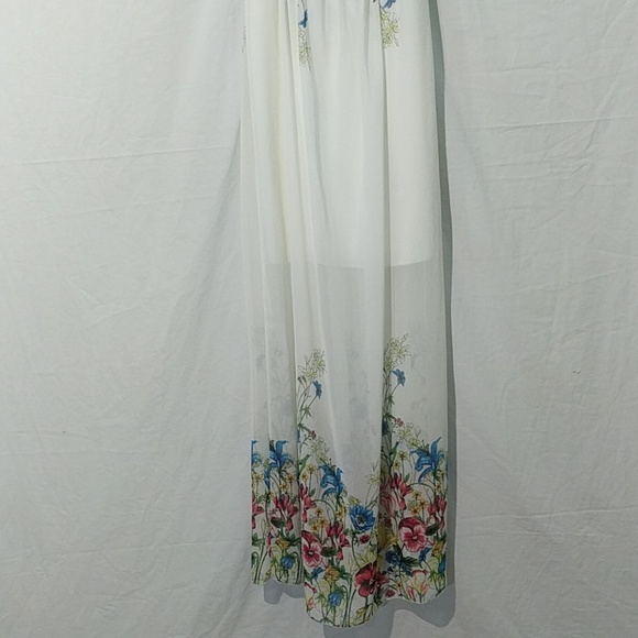 Gorgeous Strapless Floral Maxi Dress ! Small ! - Picture 3 of 5